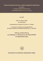 Werner Funke | PrüFung Und Beurteilung Von Methoden Zur Bestimmung Der...