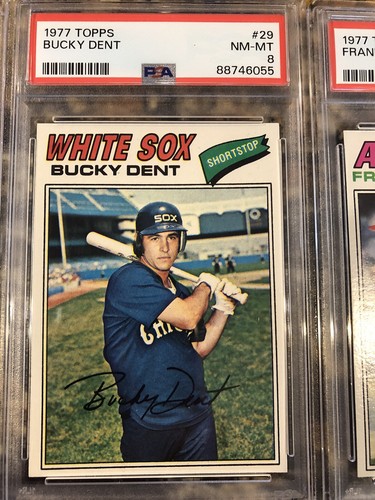 1977 TOPPS MLB-PSA-lot of 18-SEAVER, FISK-(2)PSA' 9's &(12) psa 8's-7's SEE PICS - Picture 16 of 22