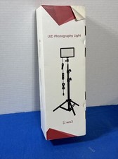 New Altson Photography Lighting Kit 2 LED Studio Lights w 70 Beads XK-70D