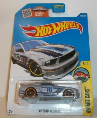 レア Hotwheels Convention 2016 2016 HOT WHEELS 1:64 HW ART CARS 8/10 SILVER '07 FORD