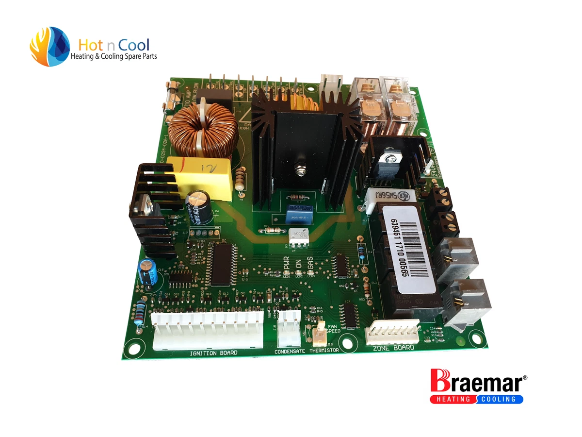 Genuine Braemar Ducted Heater Circuit Board BSC 5 Star Suit TH 5 #639468  #638805 | eBay
