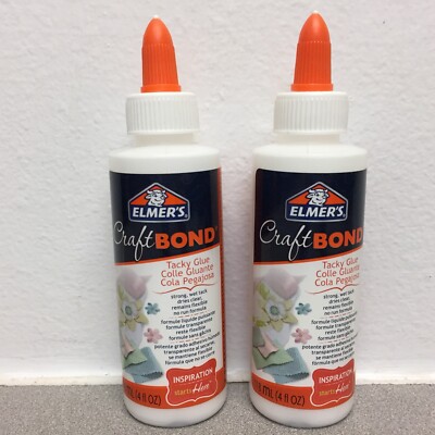 Elmer's E6430 Craft Bond All Purpose Craft Glue, 4 Ounce Two Pack
