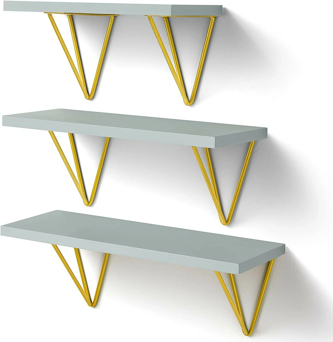 AMADA HOMEFURNISHING Floating Shelves, White Wall Shelves