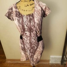 Silence + Noise Urban Outfitters Multicored Floral Tunic Top Mini Dress Small