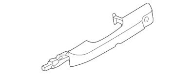 Genuine Ford Exterior Door Handle - Right Front M1PZ-7822404-EAPTM
