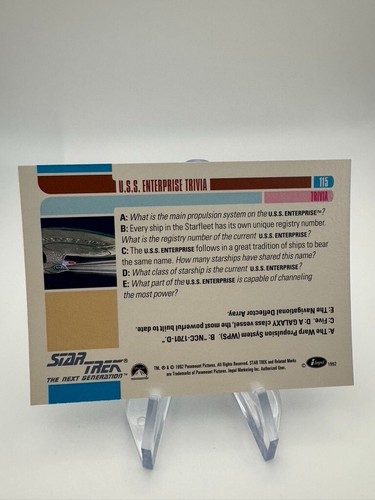Star Trek The Next Generation Trading Cards Singles Impel 1992 NEW YOU PICK CARD - Picture 232 of 242