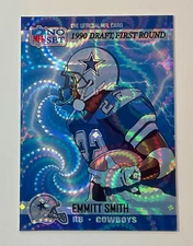 2022 Back 2 Back Trading Emmitt Smith Custom Vortex Foil Art Card