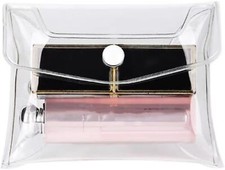 Transparent Medium Mini PVC Makeup Bag Small Clear Plastic Cosmetic Organizer...
