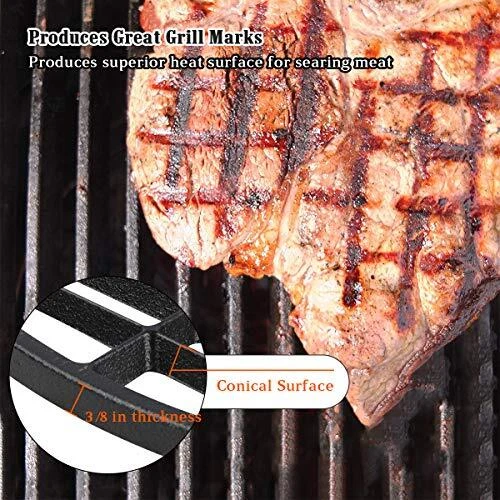 Cast Iron Cooking Grids Grates for Large Big Green Egg Round Grill Grate (18"... - Picture 5 of 6