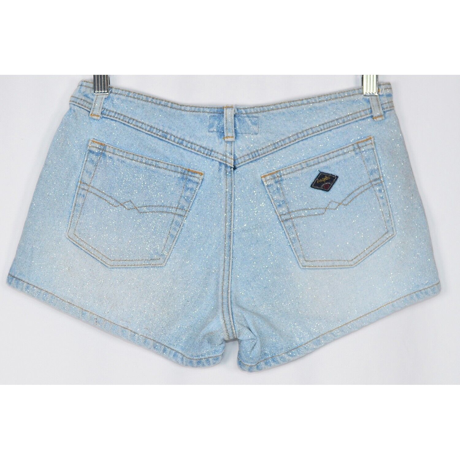 Angel's Y2K Low Rise Shorts in Light Wash! Totally