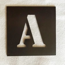 MAGNETIC Alphabet Letter Stencil Individual A - Z 40mm up to 200mm - Free Post 