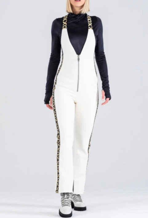 HEAD Women's JET BIB Ski Pants Softshell Winter Pants White/Ivory Size S $525
