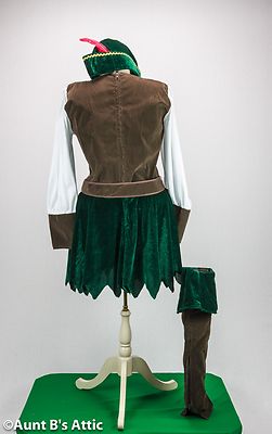 Sherwood Forest Maiden Sexy Robin Hood Girl Gr & Br Dress Boot Tops Belt & Hat | eBay Sherwood Forest Maiden Sexy Robin Hood Girl Gr & Br Dress Boot Tops Belt & Hat | eBay