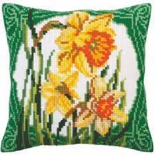 C d A Collection D' Art PILLOW KIT - NARCISSUS