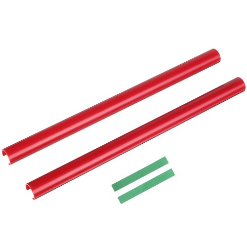 2 Cover Barre Protezione Radiatore Griglia Strisce Per BMW Serie 1 2 3-Rosso - Picture 2 of 6