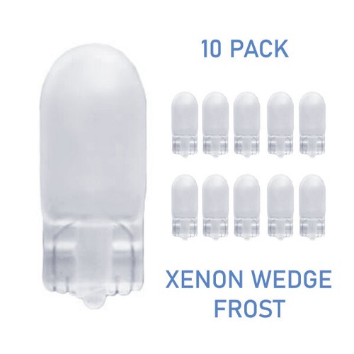 Xenon Wedge Light Bullb 12V or 24V | 3W 5W 7.5W 10W | Clear or Frost - 10-Pack - Picture 10 of 12