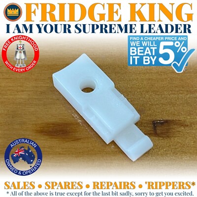 50284442006 Electrolux fridge freezer door handle pedestal plastic insert clip