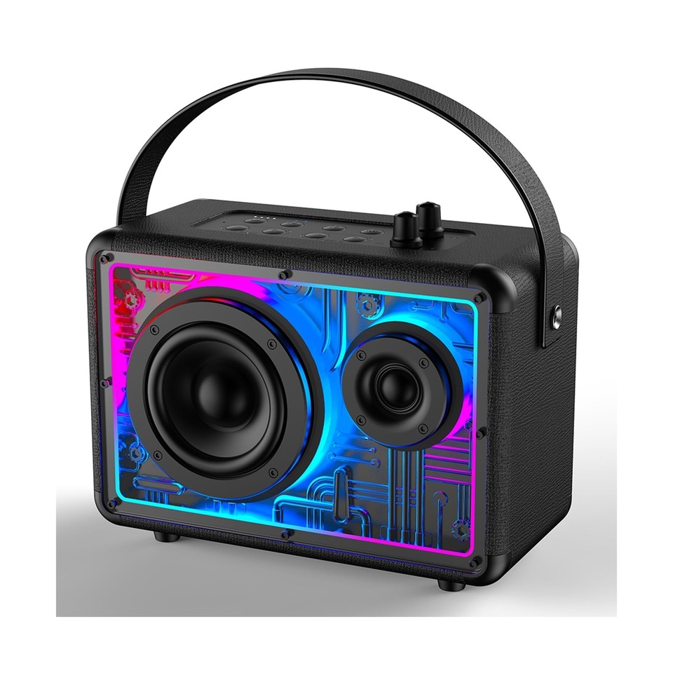 Karaoke Machine for Adults, Bluetooth5.3 Karaoke Speaker with 2 UHF