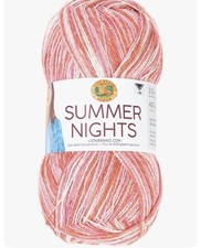 New Pack Of 3 Lion Brand Summer Nights Yarn-Tropical Punch -511-304