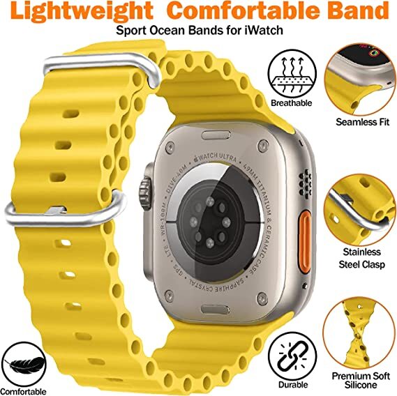 Ultra Band YELLOW For Apple Watch iWatch Ultra SE