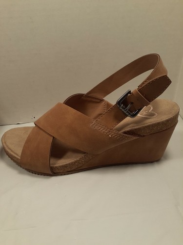 Madeline Simile Wedge Sandal brown sugar 11 M - Picture 6 of 10