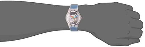 Swatch CLEARLY BLACK STRIPED GENT SUOK157 for sale online | eBay
