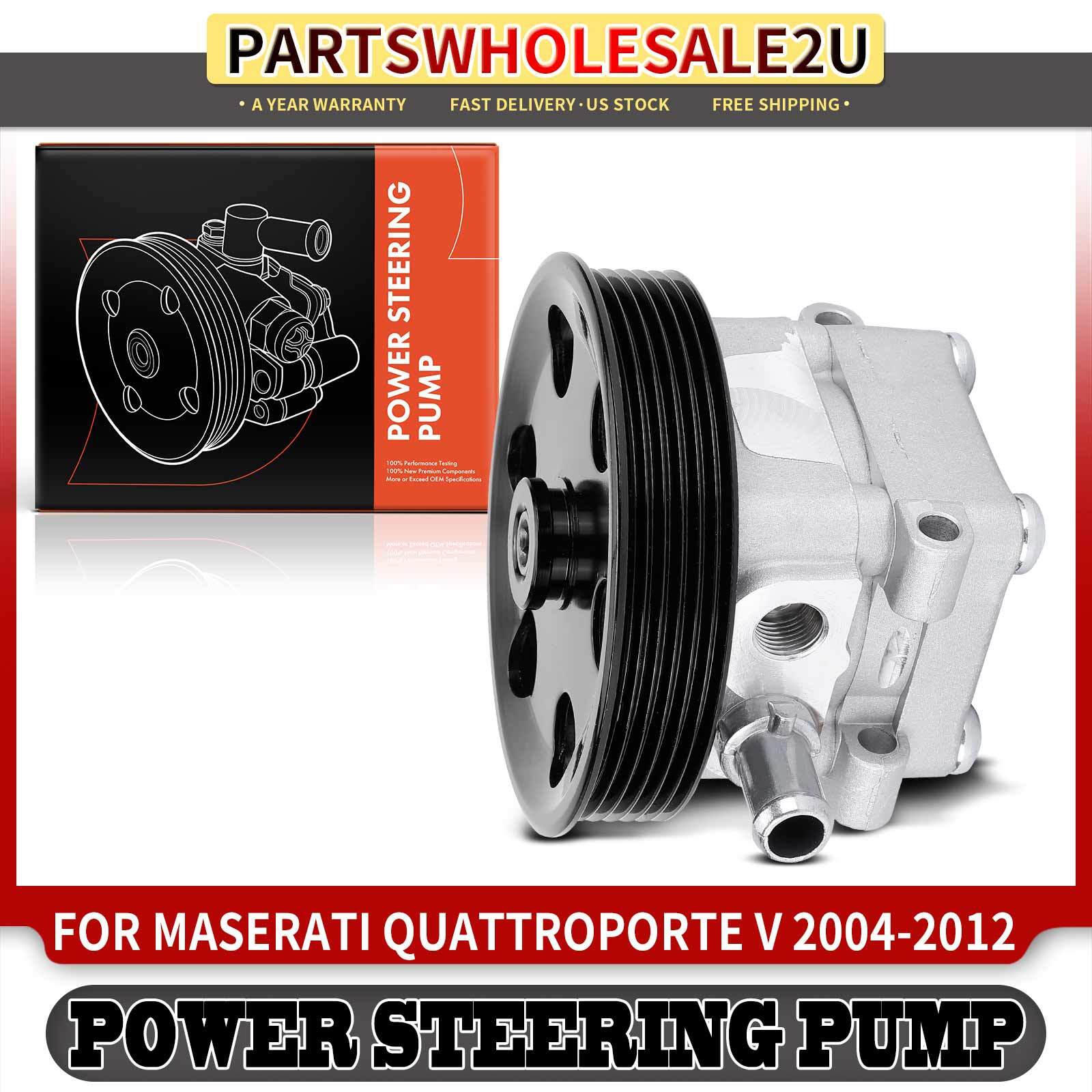 Power Steering Pump with Pulley for Maserati Quattroporte V8 4.2L 4.7L 2004-2012