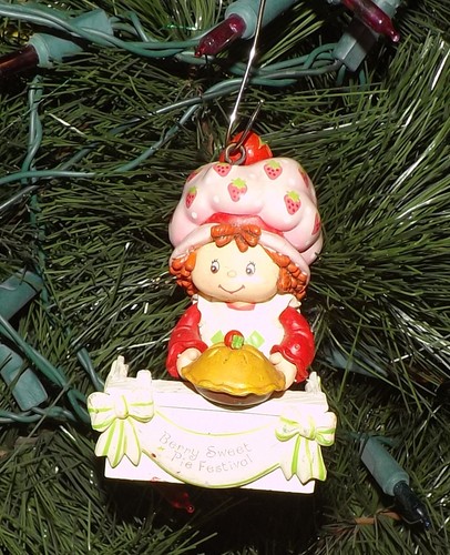 🎅🏽2005 ERDBEERE SHORTCAKE BEERE SWEET PIE FESTIVAL FIGUR WEIHNACHTSSCHMUCK