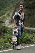 DUNI Abstract Black & White Shirt