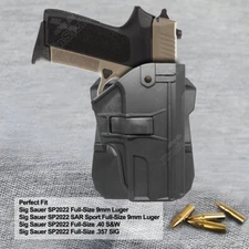 Sig SP2022 Holster Tactical For Sig Sauer SP2022 Full Size 9mm .40 .357 Right