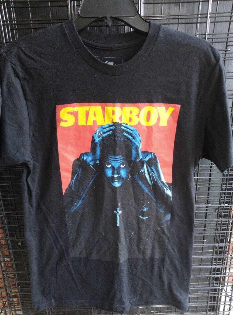 The Weeknd Starboy XO Black Graphic Print S Shirt | eBay