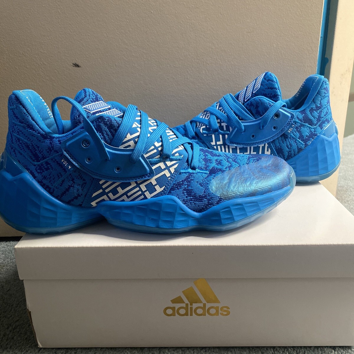 adidas Harden Vol. 4 Bright Blue 2019 | eBay adidas Harden Vol. 4 Bright Blue 2019 | eBay