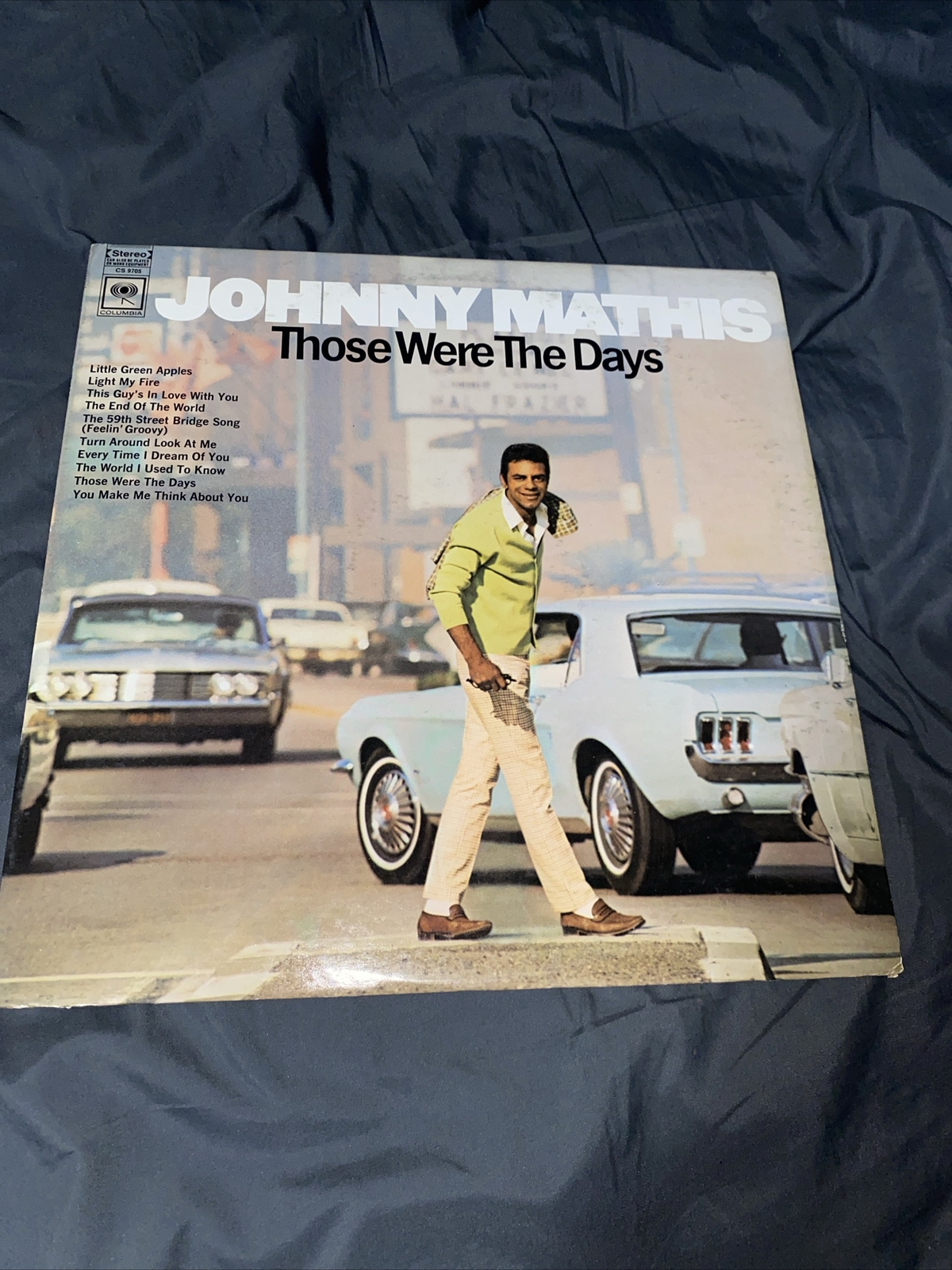 Johnny Mathis ‎– Those Were The Days LP 1968 - Columbia ‎CS 9705 VINYL RECORD