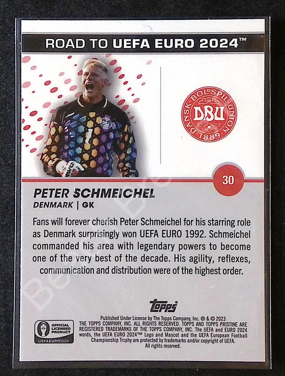 Peter Schmeichel DENMARK 2023-24 Topps Pristine Euro Base | eBay