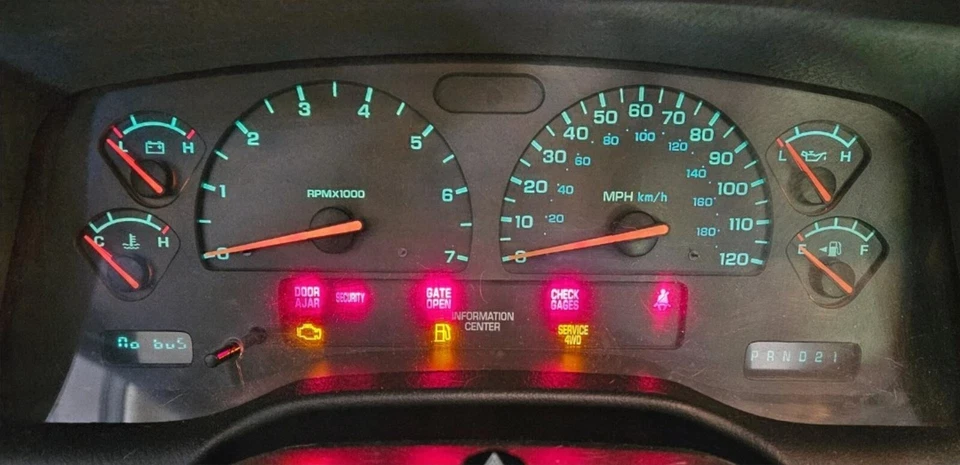 Cuadro de instrumentos velocímetro Dodge Durango 2001-2003 P56045646AD Foto 2 de 4