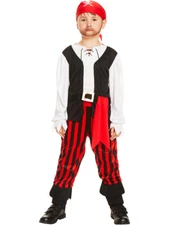 Seven Seas Pirate Swashbuckler Boy's Costume