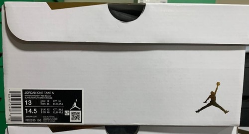 Nike Jordan One Take 5 Russell Westbrook White/Red Men's FD2336-106 Size 13 New - Picture 4 of 8
