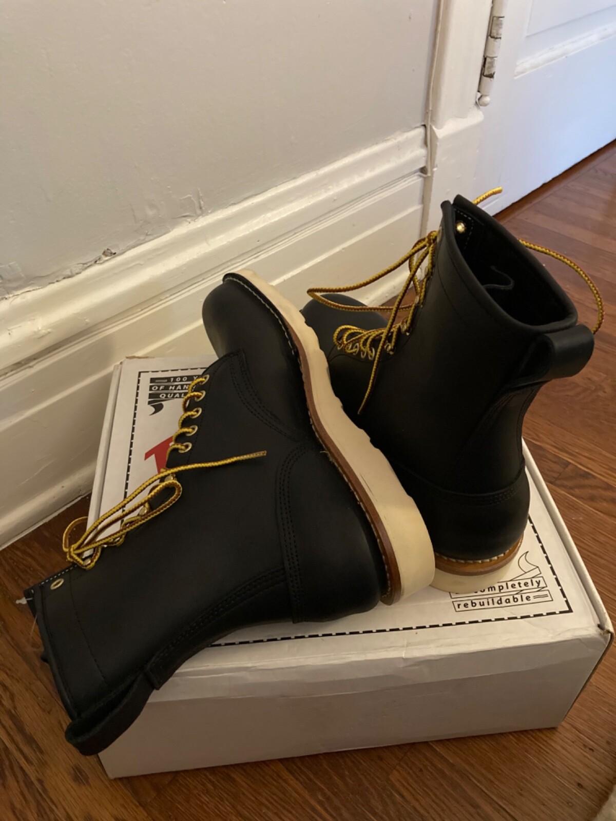 Whites Journeyman 8” LaceUp Boot Black eBay