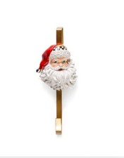 Mackenzie childs Santa wreath hanger