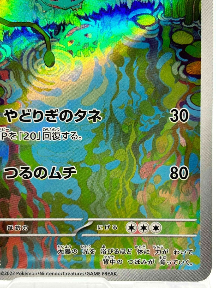Venusaur ex SAR 200/165 Bulbasaur Ivysaur AR Set Pokemon Venusaur ex SAR 200/165 Bulbasaur Ivysaur AR Set Pokemon