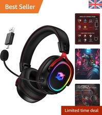 Immersive Wireless Gaming Headset with 7.1 Surround Sound - 45-Hour Battery