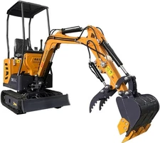 AGT 13.5HP 1 Ton Mini Excavators with B&S Engine Hydraulic Thumb Side Swing Boom