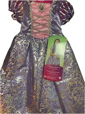 Disney Store Rapunzel Costume Gown Dress Princess Tangled Sz 4 