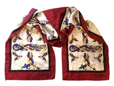 PATRICK FRANCIS IRELAND CELTIC REFLEXCTION SILK RECTANGULAR WOMEN'S NECK SCARF