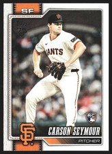 Carson Seymour 2026 Topps #112 San Francisco Giants RC