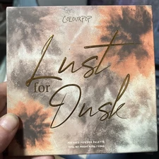 Colourpop Lust For Dusk Pressed Powder Eyeshadow Palette New