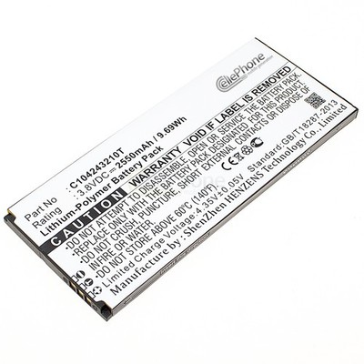 Akku Li-Polymer für Blu Studio 5.5 K (D710 / D710X) (C104243210T) - 2550 mAh