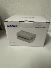 JADENS THERMAL LABEL PRINTER JD-328BT Tested & Works! No Labels 3x5 Size