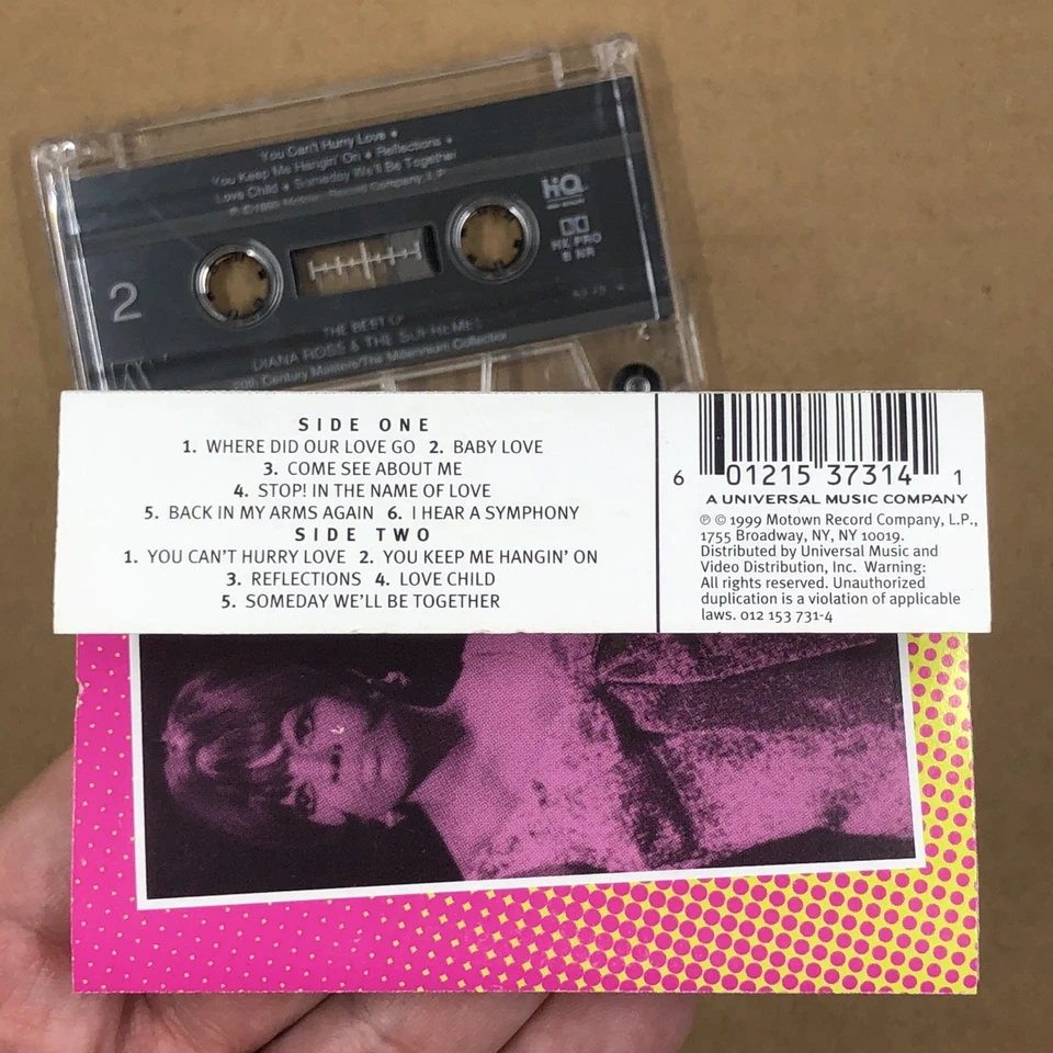 THE SUPREMES Cassette Tape Funk Soul BEST OF STOP IN THE NAME OF LOVE DIANA ROSS - Image 4 of 4