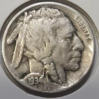 1934-D Buffalo Nickel - VF **Low Mintage: 7,480,000** (Lot #1)